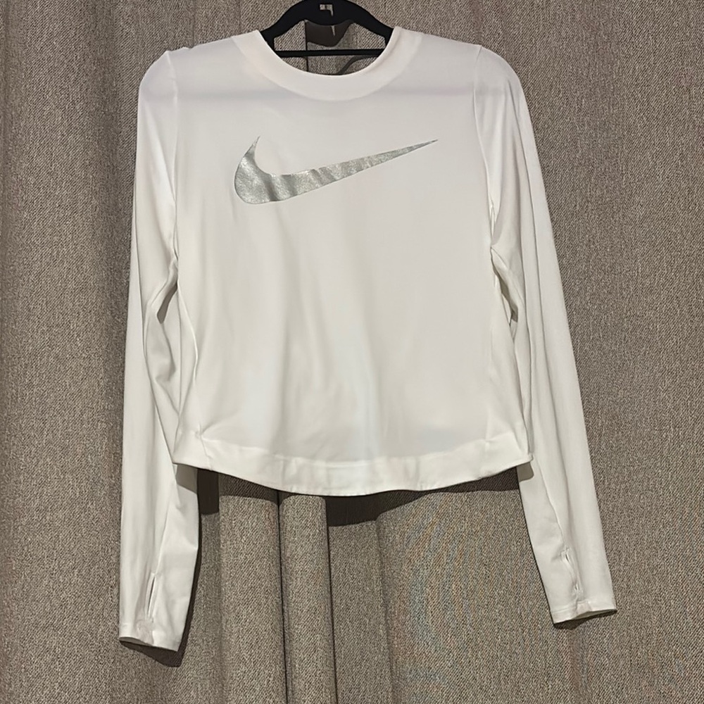 Nike Dri-Fit Crop Long Sleeve Tee